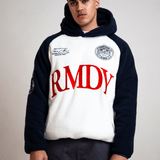 Zwarte tonale Sherpa hoodie