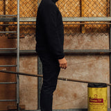 Black 1/4 Zip Sherpa Jacket