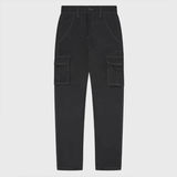 <transcy>Schwarze, taillierte V3 Cargohose</transcy>