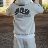 Moon Grey Bubble Hoodie