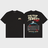 World Tour Graphic Tee Black