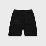 Black Carpenter Denim Shorts