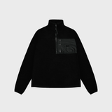 Black 1/4 Zip Sherpa Jacket