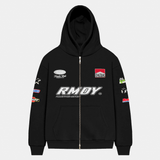 RMDY Sports Zip Up Jacket Black