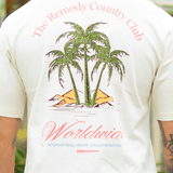 Country Club White Graphic Tee