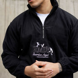 Dove RMDY. Black 1/4 Zip Fleece