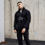 Dove RMDY. Black 1/4 Zip Fleece