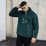 Dove RMDY. Bottle Green 1/4 Zip Fleece