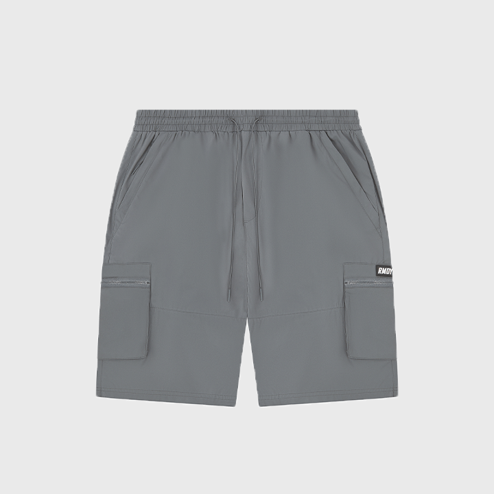 Grey Tech Cargo Shorts