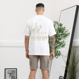 Cowboy White Graphic Tee