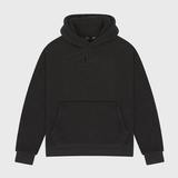 Zwarte tonale Sherpa hoodie
