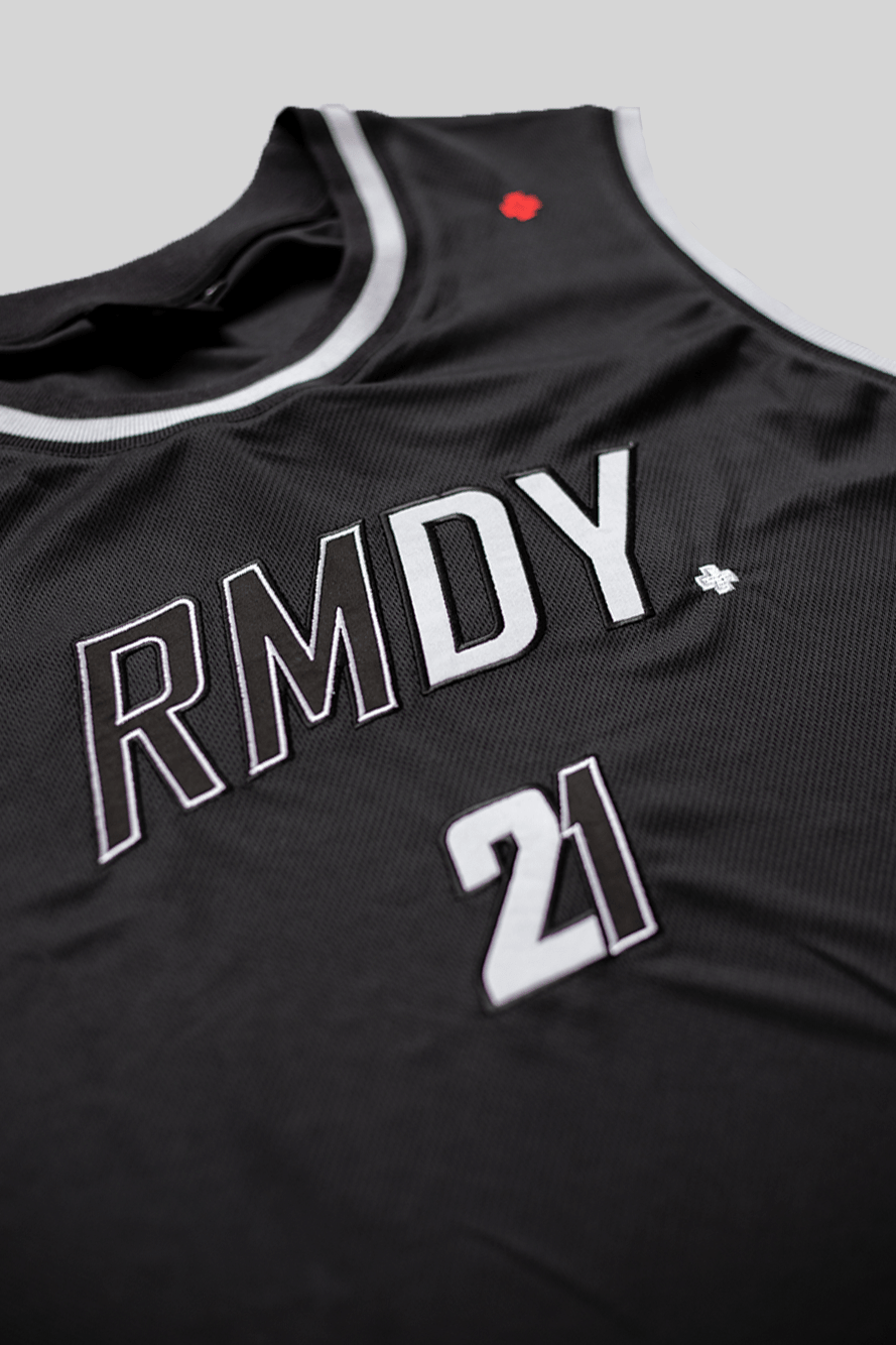 Black RMDY. Basketball Jersey