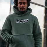 Forest Green Sherpa Hoodie