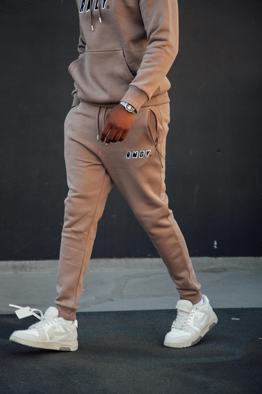 Taupe Chenille Joggers